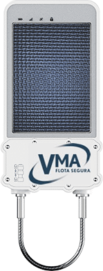 Marchamo Electrónico Solar para contenedores. VMA Flota Segura: rastreo GPS vehicular, activos, personas. Dispositivos con carga solar. Costa Rica - Colombia - España - Guatemala - México - Perú - República Dominicana.